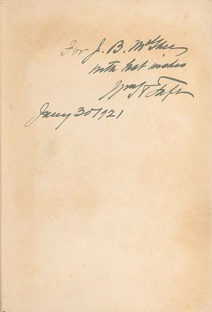 Lot #53 William H. Taft Book - Image 1