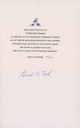 Lot #142 Gerald Ford - Image 1