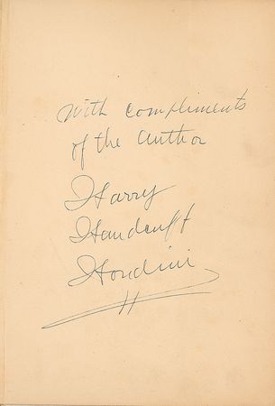 Lot #831 Harry Houdini Book - Image 1