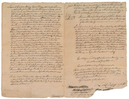 Lot #399 Israel Putnam: Revolutionary War court martial approved by Israel Putnam, sentencing a traitor to 