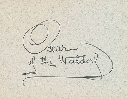 Lot #364 Oscar Tschirky and Thaddeus Fairbanks Signatures - Image 1