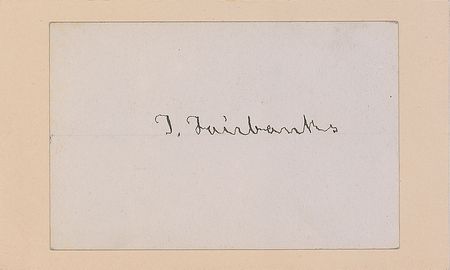 Lot #364 Oscar Tschirky and Thaddeus Fairbanks Signatures - Image 2