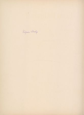 Lot #661 Virginia Woolf Book - Image 1
