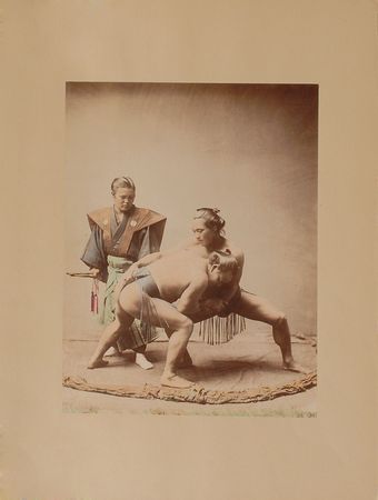 Lot #967 Sumo Wrestlers - Image 1