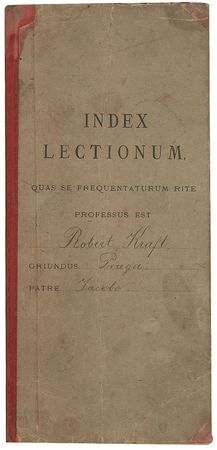 Lot #260 Tomas Masaryk Course Index - Image 2