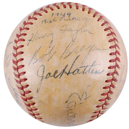 Lot #950 Brooklyn Dodgers: 1940s Baseball - Image 2