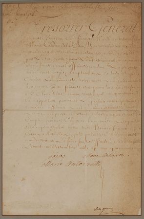 Lot #271 Marie Antoinette: Wine order from the extravagant Versailles - Image 2