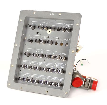 Lot #9152 Apollo CM Block II Circuit Beaker Panel - Image 1