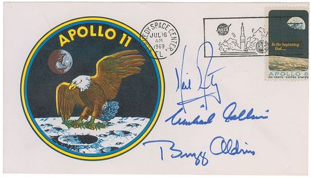 Lot #9269 Buzz Aldrin’s Apollo 11 ‘Type 3’ Insurance Cover - Image 1