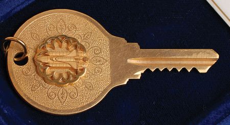 Lot #5114 Paul Weitz?s First Challenger Presentation Key - Image 2