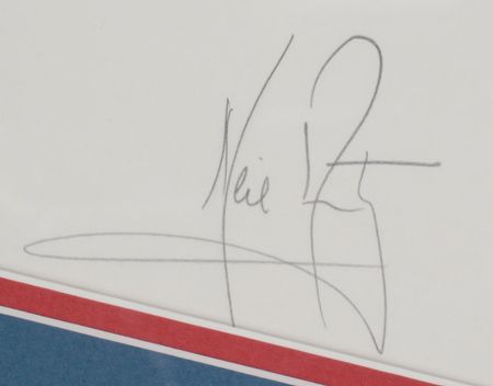 Lot #9312 Neil Armstrong Signed Lithograph - Image 3