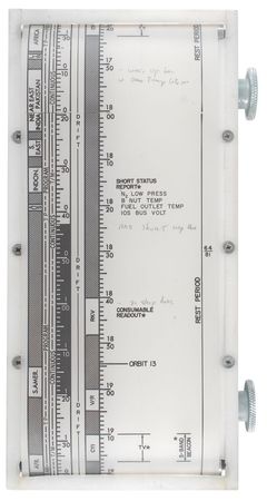 Lot #9063 Gordon Cooper’s MA-9 Flight Plan Roller - Image 2