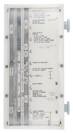 Lot #9063 Gordon Cooper’s MA-9 Flight Plan Roller - Image 4