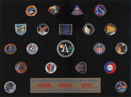 Lot #9215 Apollo and Skylab Pin Set - Image 1