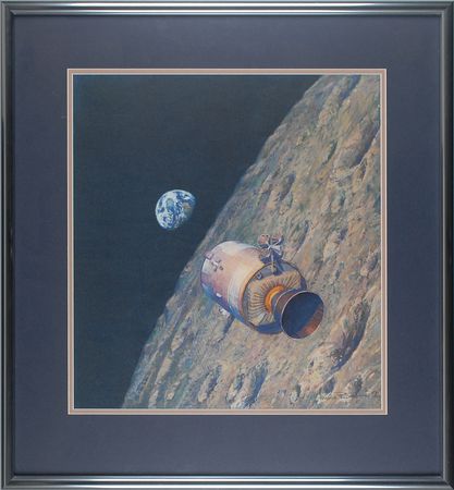 Lot #9338 Alan Bean Signed Lithograph - Image 1