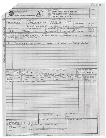 Lot #8475  Space Shuttle Columbia Multi-Layer Insulation - Image 4