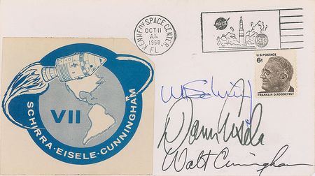 Lot #9230 Apollo 7 Signed Cover - Image 1