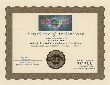 Lot #9230 Apollo 7 Signed Cover - Image 2