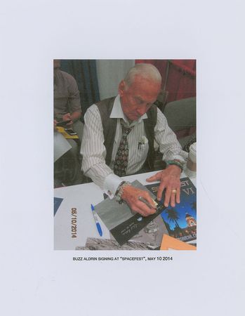 Lot #9293 Buzz Aldrin and Michael Collins Signed Photograph - Image 2
