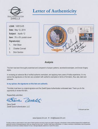 Lot #9354 Apollo 12 ?Type 1? Insurance Cover - Image 2