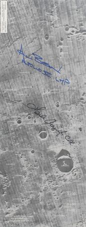Lot #9336 Bean and Conrad Signed Ascent Monitoring Chart - Image 1