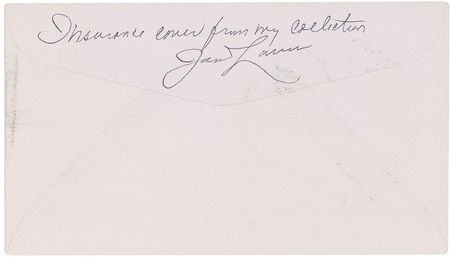 Lot #9366 Jim Lovell’s Apollo 13 Signed Insurance Cover - Image 2