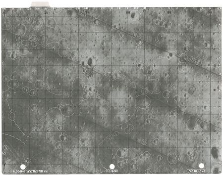 Lot #9357 Apollo 13 Flown Lunar Surface Exploration Map - Image 4