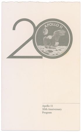 Lot #9310 Apollo 11 Anniversary Signed Program: Young, Duke, Stafford, and Roosa - Image 3