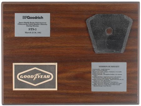 Lot #9493 STS-3 Flown Break Disk Segment - Image 1