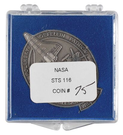Lot #9500 STS-116 Unflown Robbins Medal - Image 4