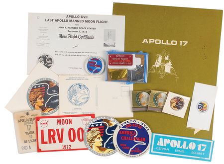 Lot #9473 Collection of Fifteen Apollo 17 Items - Image 1