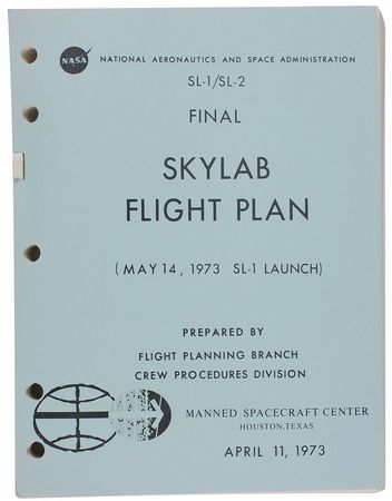Lot #9484 Skylab Signed Manual - Image 2