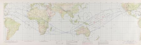 Lot #9320 Apollo 11 Earth Orbit Charts - Image 1