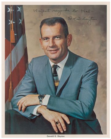 Lot #9068 Mercury 7 Signed Photograph Collection - Image 3