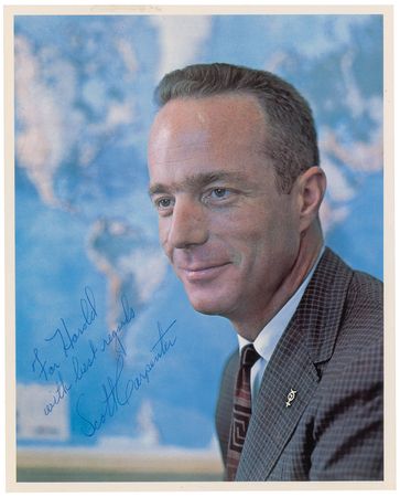 Lot #9068 Mercury 7 Signed Photograph Collection - Image 6