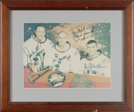 Lot #9367 Apollo 13 Signed Photograph - Image 2