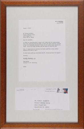 Lot #9192 Harold Collins’s Astronaut Signed Oversized Photograph - Image 2