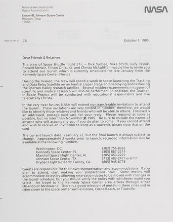 Lot #9521 Christa McAuliffe Archive - Image 2