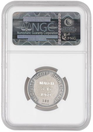 Lot #9247 Apollo 9 Flown Robbins Medal - Image 2