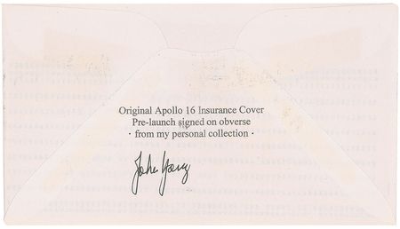 Lot #9432 John Young?s Apollo 16 ?Type 1? Insurance Cover - Image 2
