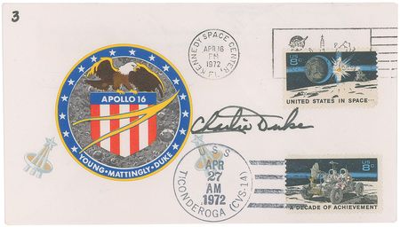 Lot #9430 Apollo 16 Flown Cover