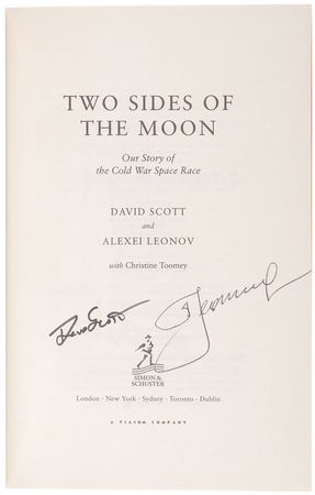 Lot #9427 Dave Scott and Alexei Leonov Signed Book - Image 1