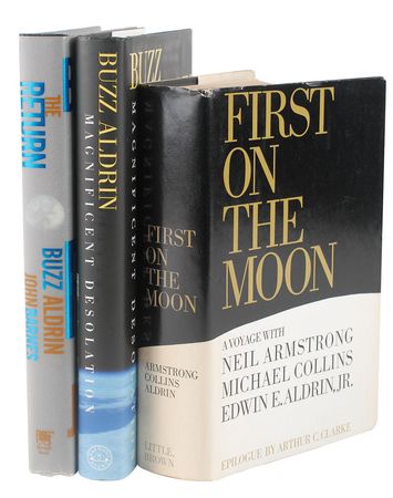 Lot #9308 Buzz Aldrin Set of Three Signed Books - Image 1