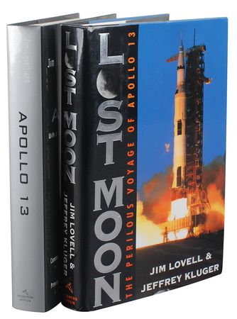 Lot #9375 Jim Lovell Set of Two Signed Books - Image 1