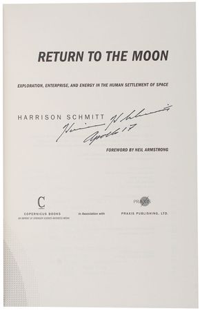 Lot #9466 Gene Cernan and Harrison Schmitt Set of Two Signed Books - Image 3