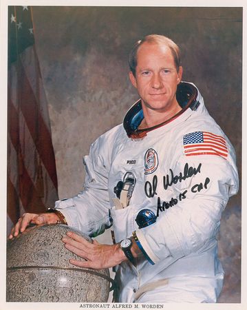 Lot #9423 Al Worden Pair of Signed Photographs - Image 2