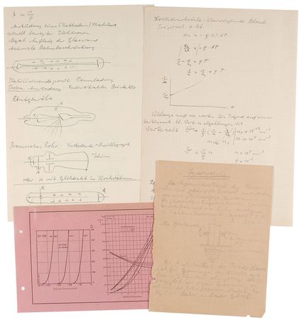 Lot #9025 Hans Hosenthien Handwritten Papers - Image 1