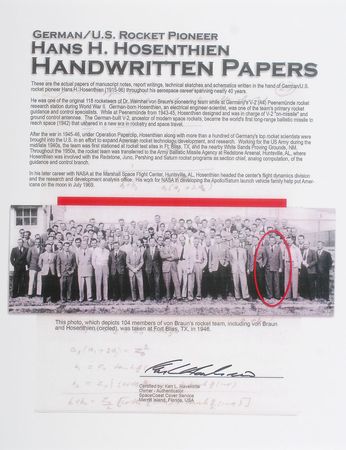 Lot #9025 Hans Hosenthien Handwritten Papers - Image 3