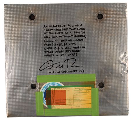 Lot #9503 Space Shuttle Columbia Flown Insulator Piece - Image 1