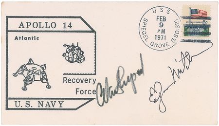 Lot #9393 Shepard, Mitchell. and Cernan Collection of Three Signed Covers - Image 1